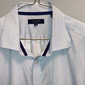Ted Baker London Shirt 17.5 Like New